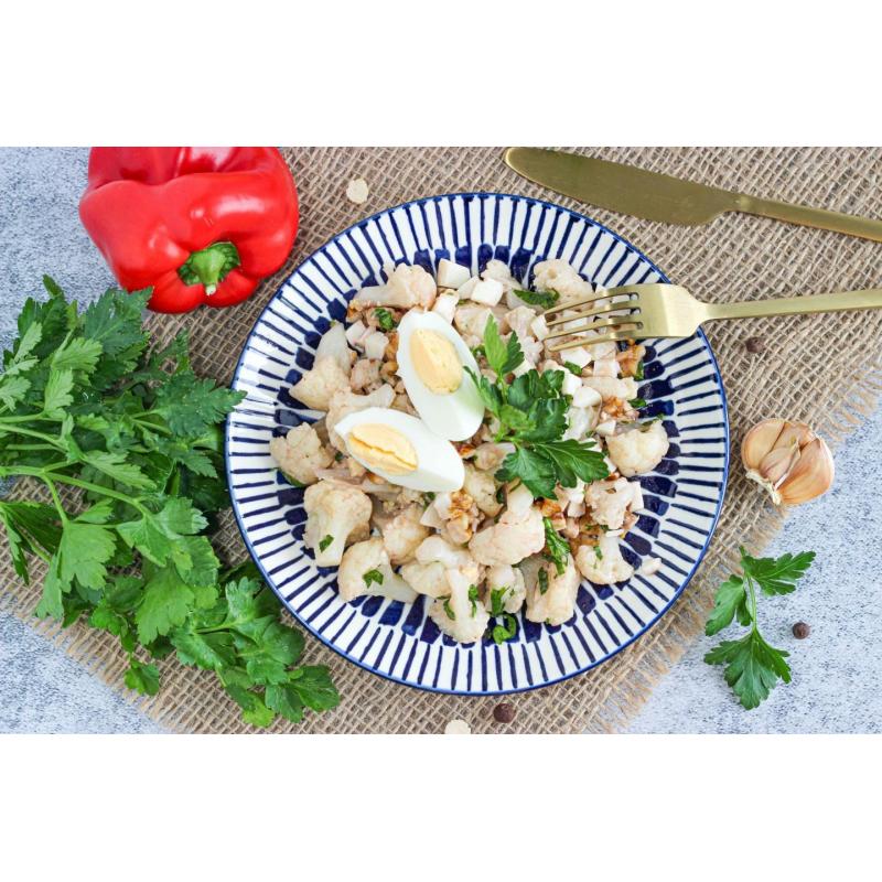 Салат из цветной капусты с грецкими орехами, фото 1