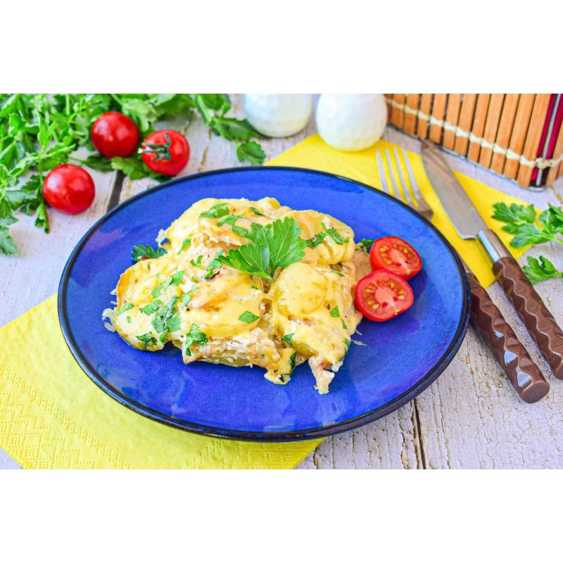 Картошка с яблоками в духовке, фото 2