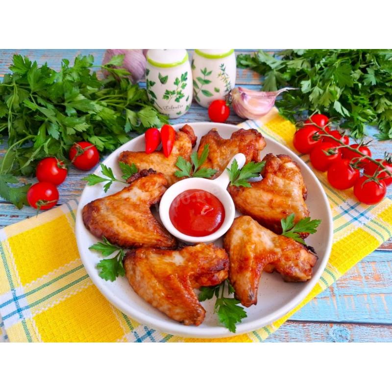 Куриные крылья в аэрогриле