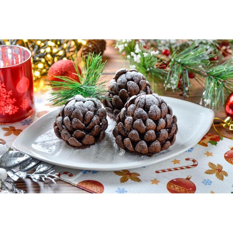 Пирожное Шишки новогодние, фото 1