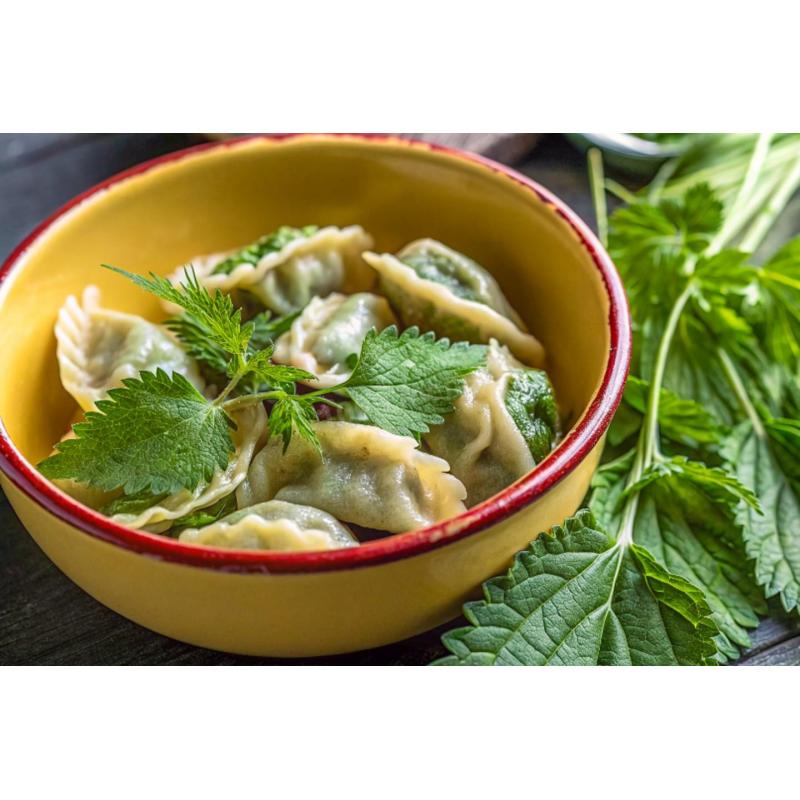 Курзе с крапивой и творогом