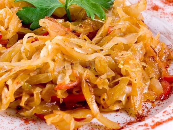 Капуста с болгарским перцем на пару личный блог