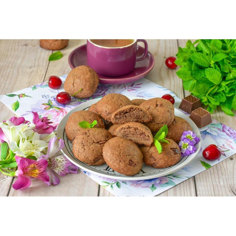 Домашнее печенье с шоколадным маслом