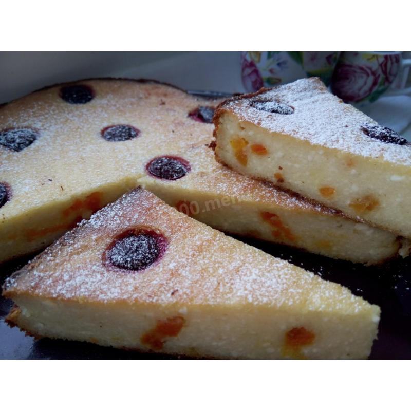 Манно творожная запеканка в духовке, фото 1