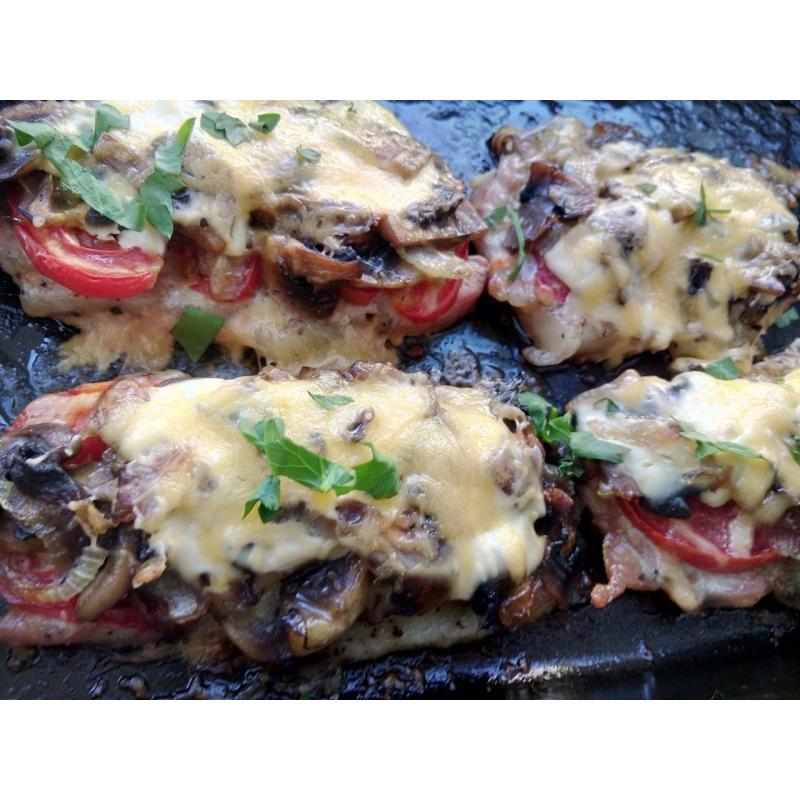 Свинина с шампиньонами в духовке, фото 3