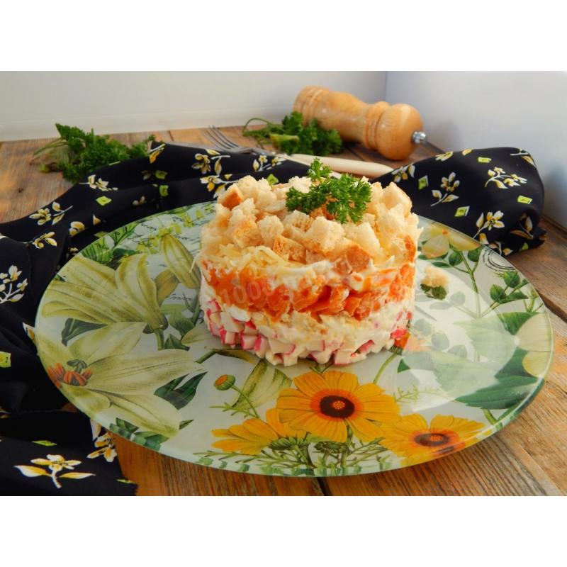 Салат королевский с крабовыми палочками, фото 1