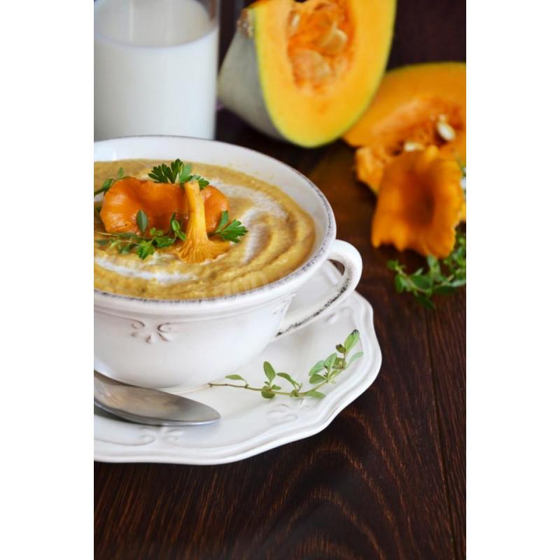 Суп пюре с лисичками и тыквой, фото 1