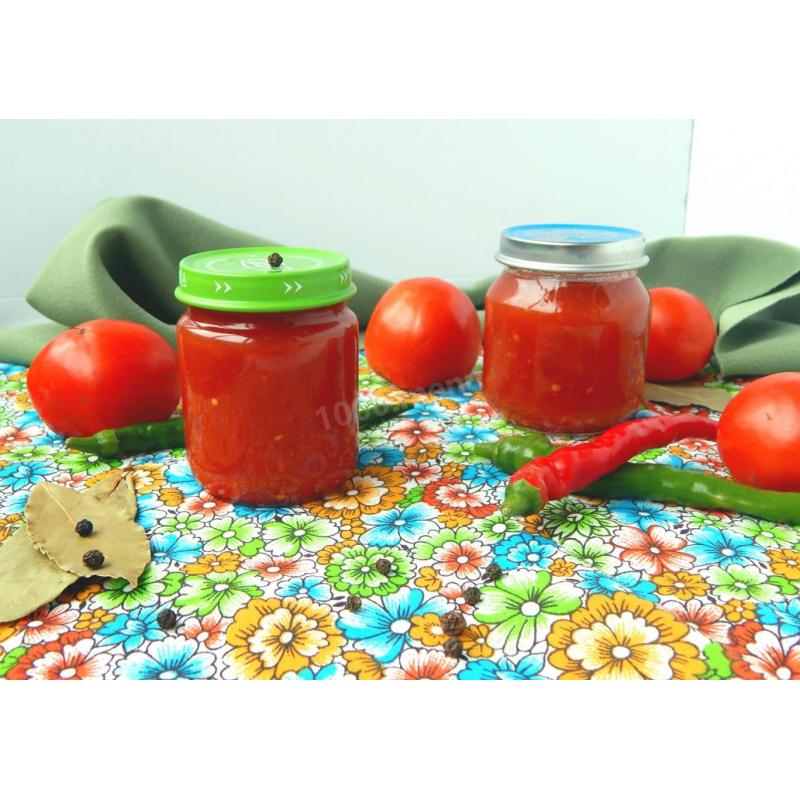 Томатный сок через мясорубку на зиму, фото 1