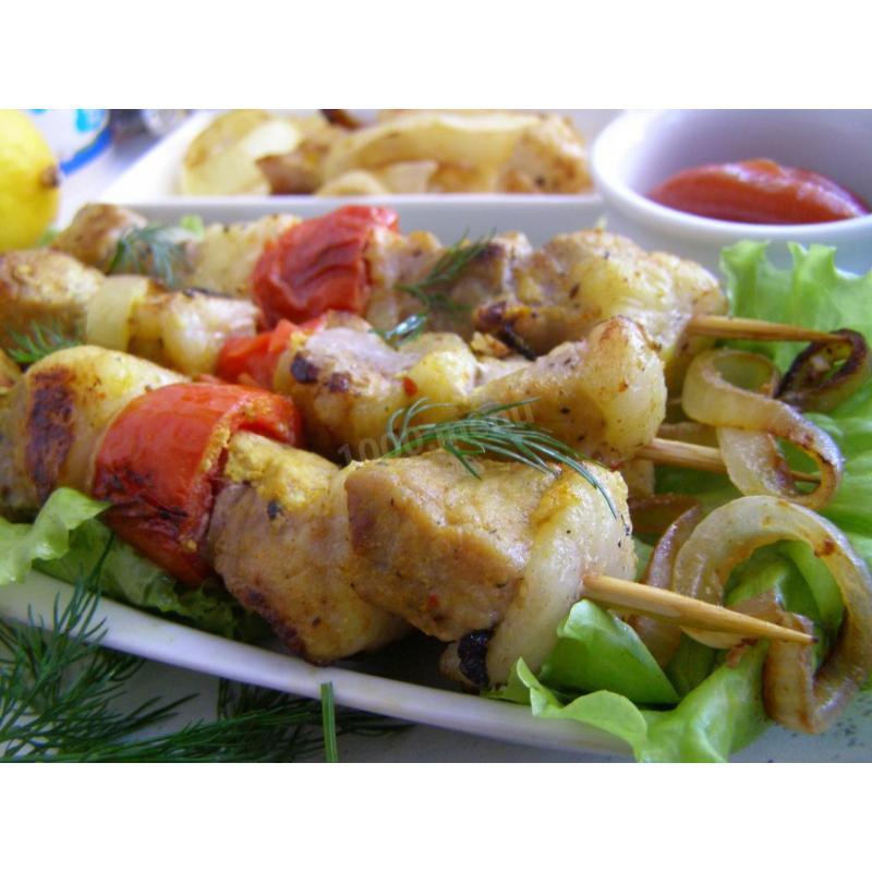 Шашлык из свинины в фольге в духовке мягкий и сочный, фото 5