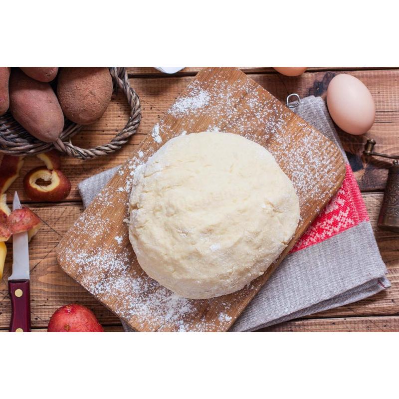 Картофельное тесто с картошкой