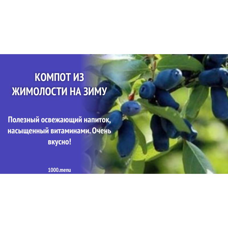 Компот из жимолости на зиму