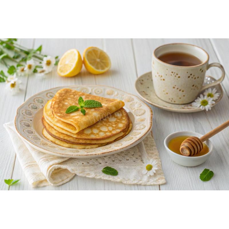 Блины на козьем молоке