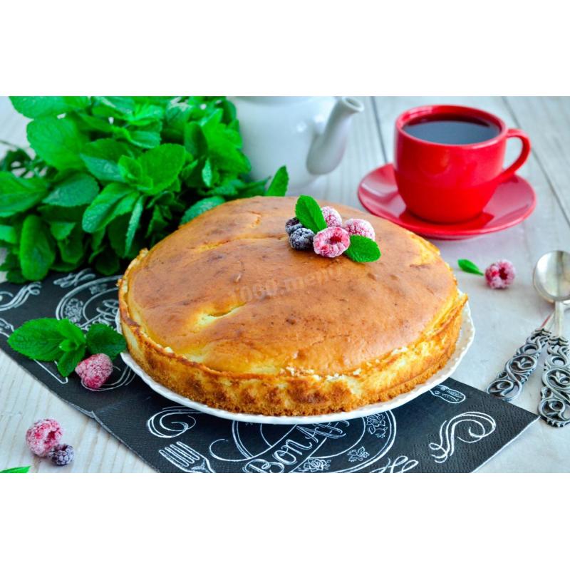 Заливной пирог с творогом в духовке, фото 2