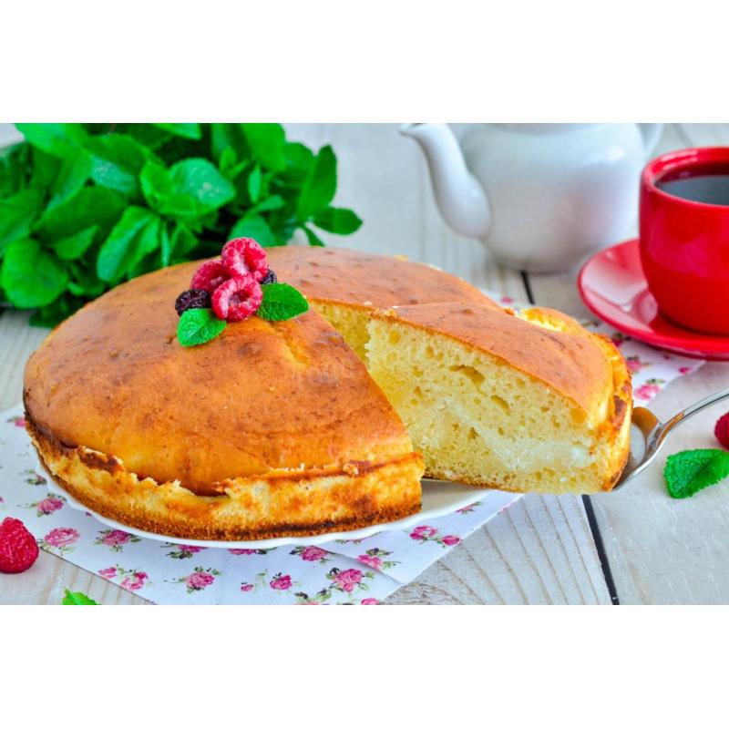 Заливной пирог с творогом в духовке, фото 3