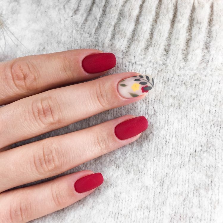 Идеи для маникюра. Красный маникюр 