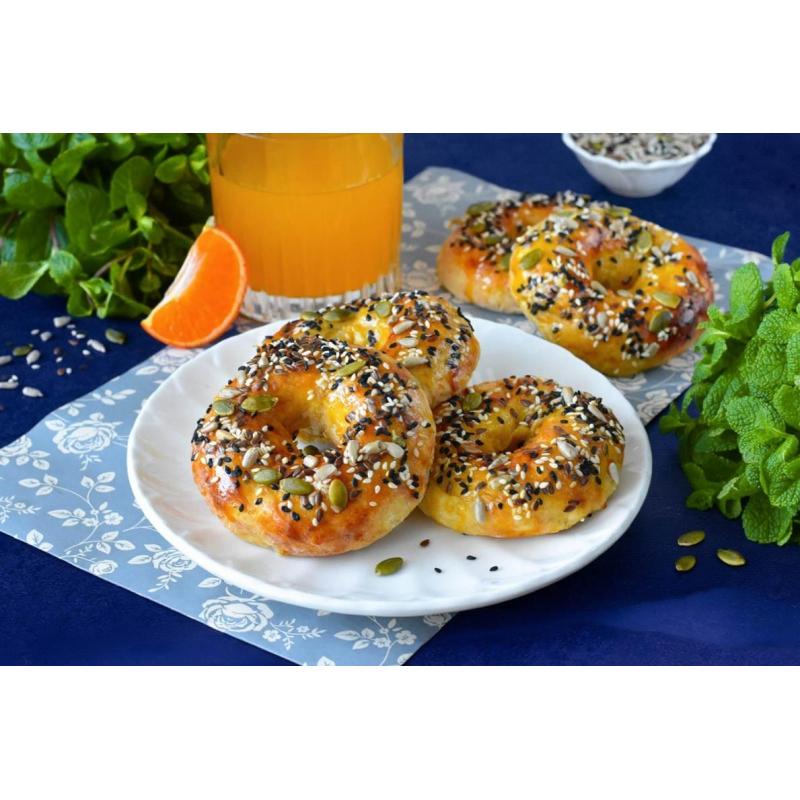 Творожные бейглы в аэрогриле быстро, просто, вкусно