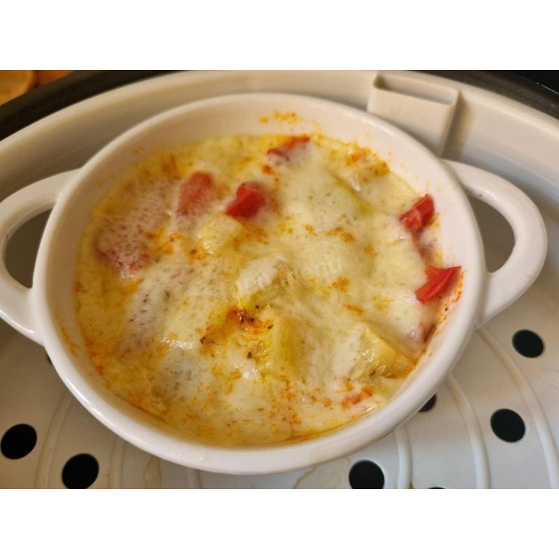 Овощная запеканка с адыгейским сыром