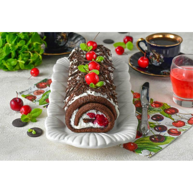 Рулет с вишней, фото 1