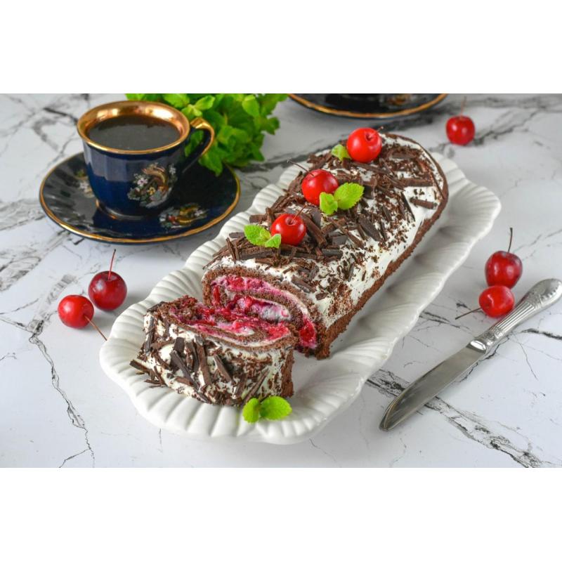 Рулет с вишней