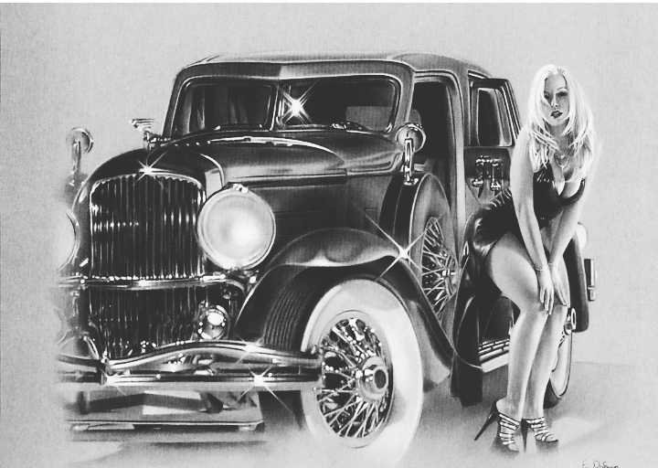 Каждому по вкусу: ретро авто и красивые девушки, фото 32