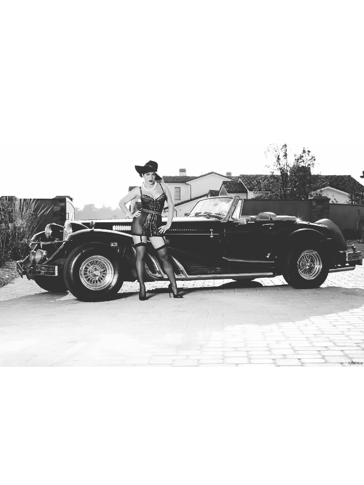 Каждому по вкусу: ретро авто и красивые девушки, фото 28