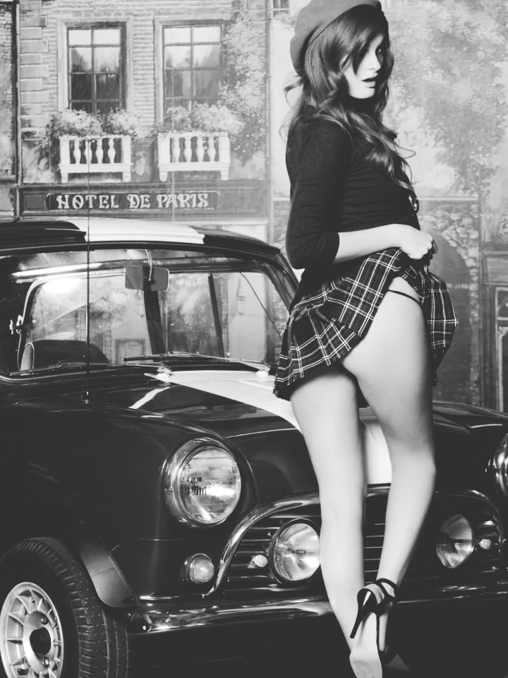 Каждому по вкусу: ретро авто и красивые девушки, фото 25