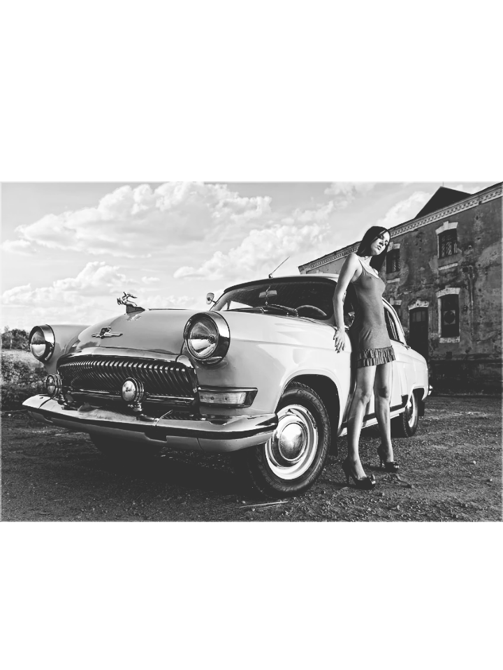 Каждому по вкусу: ретро авто и красивые девушки, фото 14