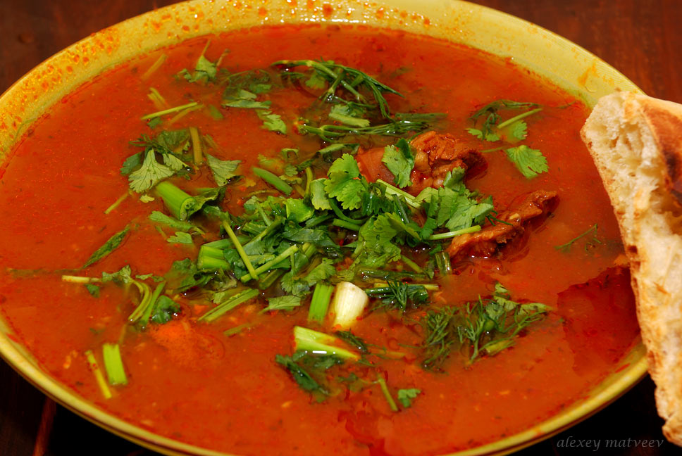 Кулинарный рецепт Супа Харчо. Быстро, просто, а главное вкусно