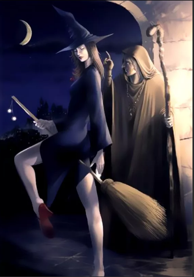 Для чего ведьме, нужна метла ?