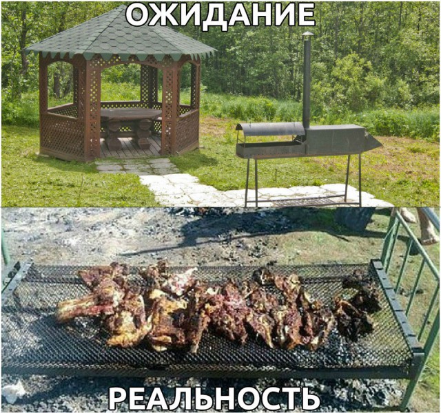 Смешные картинки про шашлыки на природе