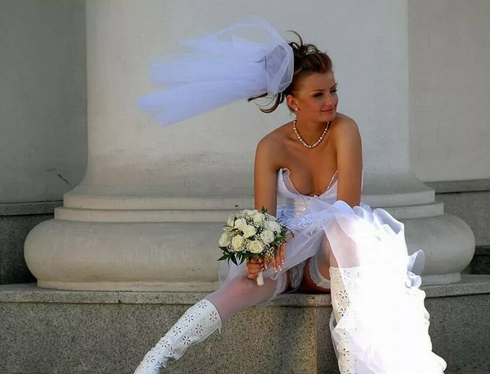 Wedding Dress Upskirt