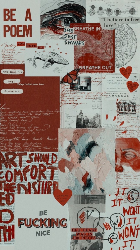 Красные обои-коллаж , фото 9 Красные обои-коллаж , фото 9