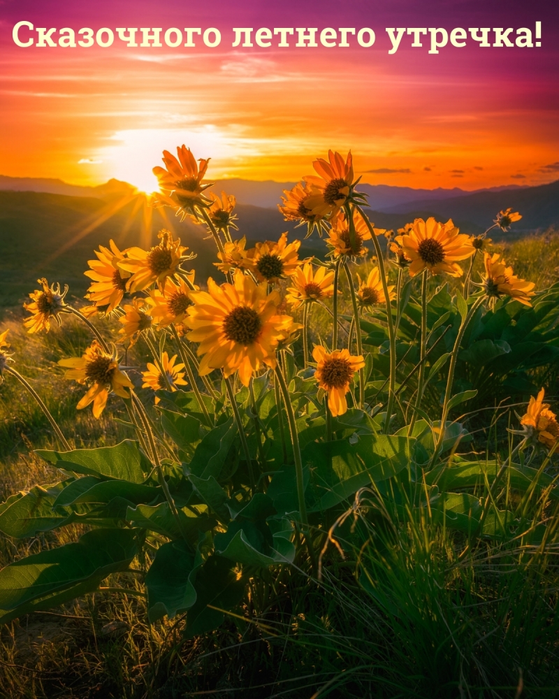 Открытки по теме Доброе летнее утро, фото 17 Открытки по теме Доброе летнее утро, фото 17