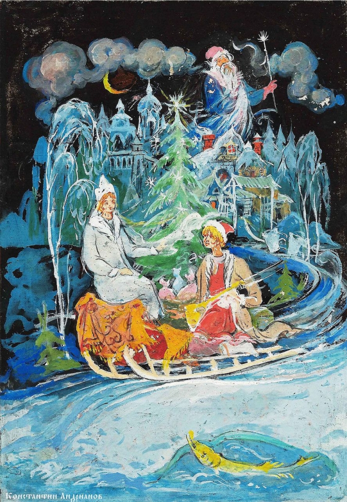 Советский художник Константин Андрианов - мастер палеха, фото 10 Советский художник Константин Андрианов - мастер палеха, фото 10