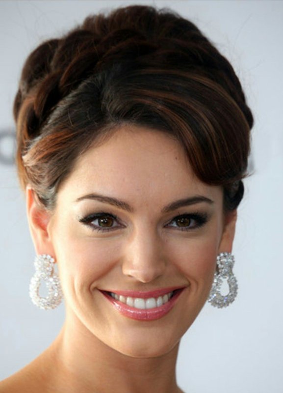 Идеи новогодних причёсок. Часть 2-я. Укладка на короткие и средние волосы., фото 12