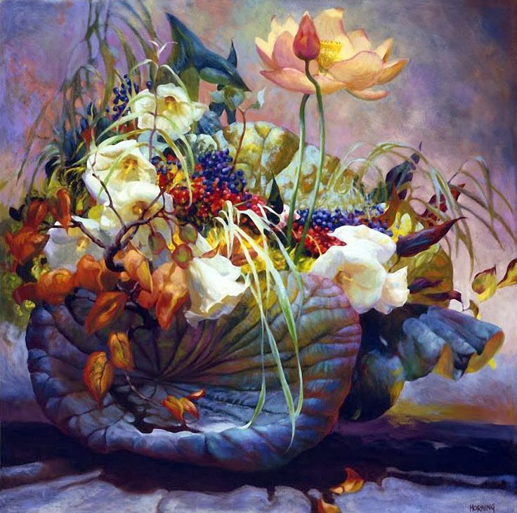 Художница Элизабет Хорнинг - волшебница цветов, фото 14 Художница Элизабет Хорнинг - волшебница цветов, фото 14