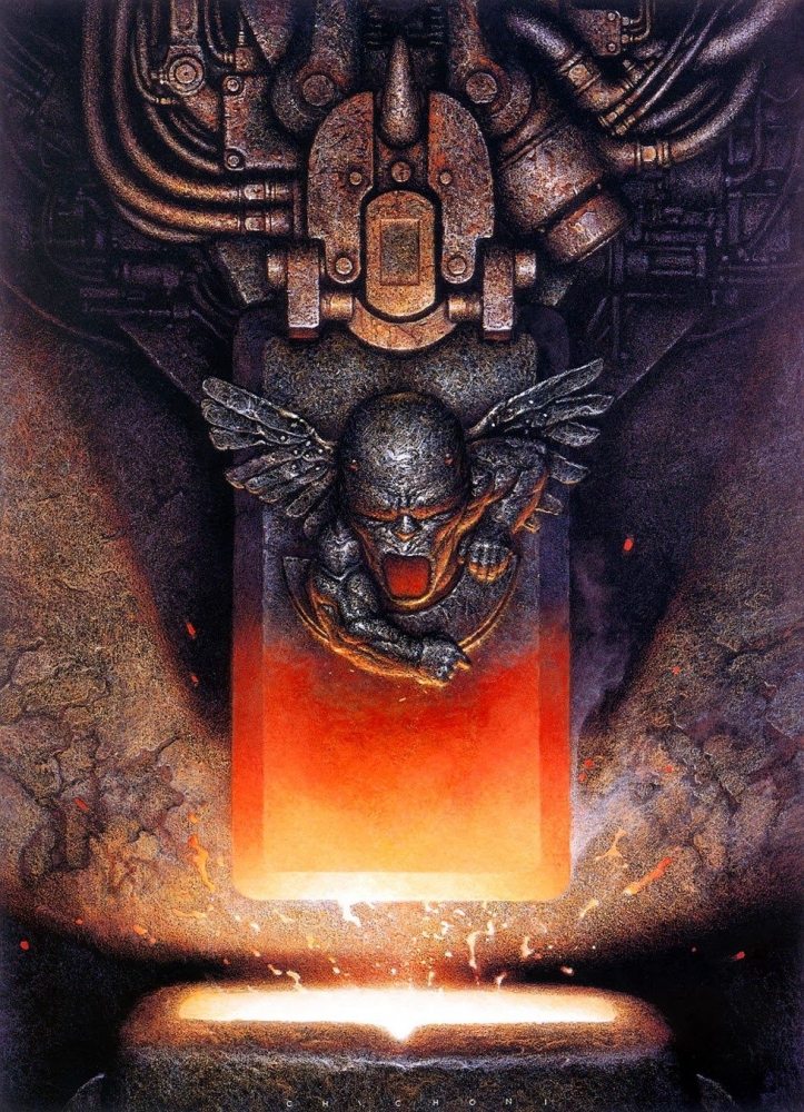 Художник Оскар Чичони и его жестокий футуристический мир, фото 11