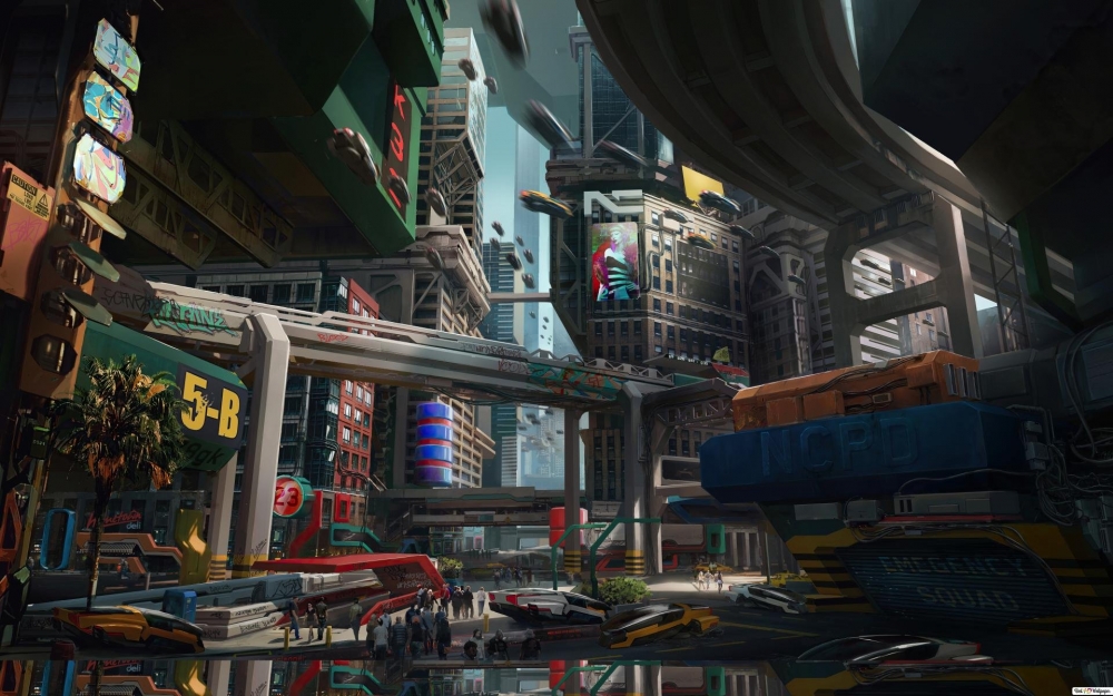 Обои Cyberpunk 2077, фото 15 Обои Cyberpunk 2077, фото 15