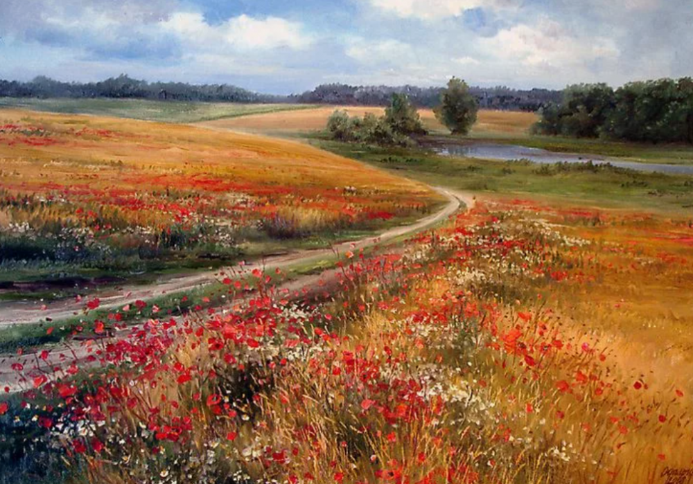 Красота русской природы в картинах Ольги Одальчук, фото 14 Красота русской природы в картинах Ольги Одальчук, фото 14