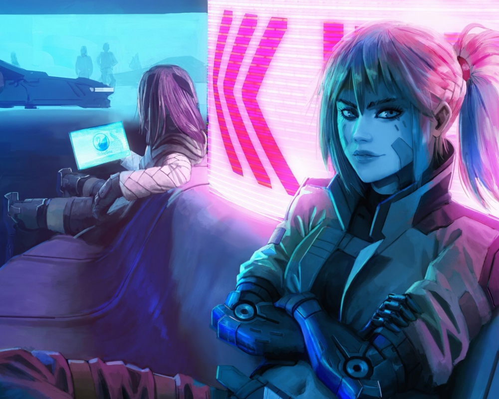 Обои Cyberpunk 2077, фото 16 Обои Cyberpunk 2077, фото 16