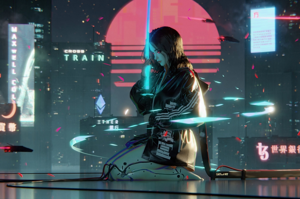 Обои Cyberpunk 2077, фото 17 Обои Cyberpunk 2077, фото 17