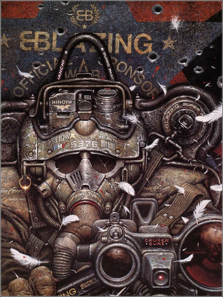 Художник Оскар Чичони и его жестокий футуристический мир, фото 13