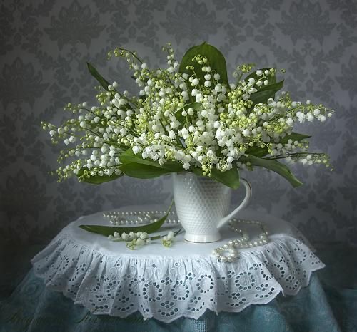 Обои с ландышами , фото 3 Обои с ландышами , фото 3