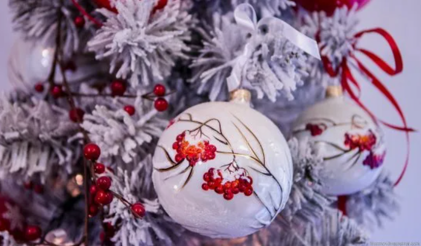 Новогодние украшения на праздничную ёлку