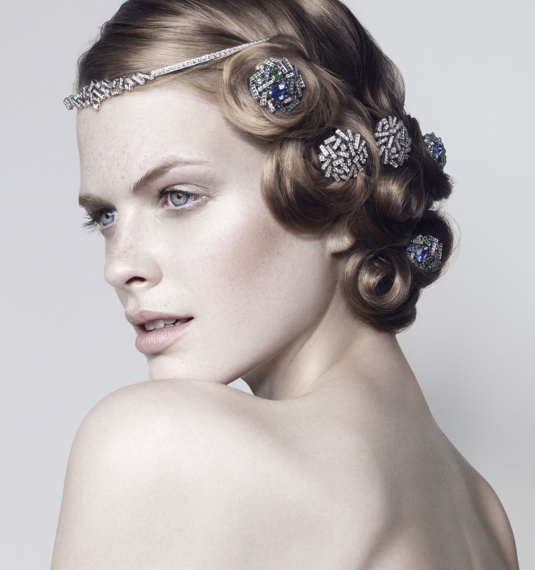 Идеи новогодних причёсок. Часть 2-я. Укладка на короткие и средние волосы., фото 35