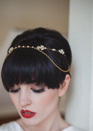 Идеи новогодних причёсок. Часть 2-я. Укладка на короткие и средние волосы., фото 2