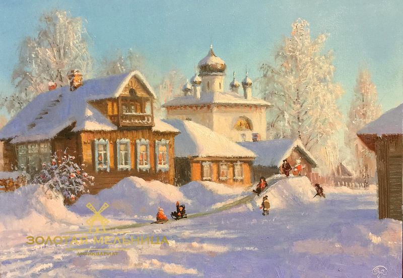 Красота зимы на картинах Владимира Жданова, фото 2 Красота зимы на картинах Владимира Жданова, фото 2