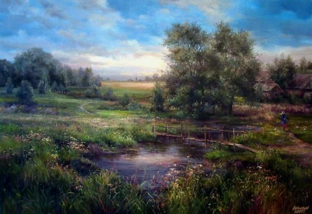 Красота русской природы в картинах Ольги Одальчук, фото 4 Красота русской природы в картинах Ольги Одальчук, фото 4