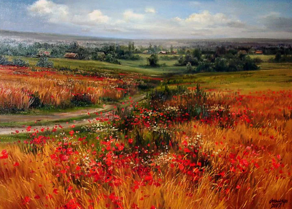 Красота русской природы в картинах Ольги Одальчук, фото 5 Красота русской природы в картинах Ольги Одальчук, фото 5