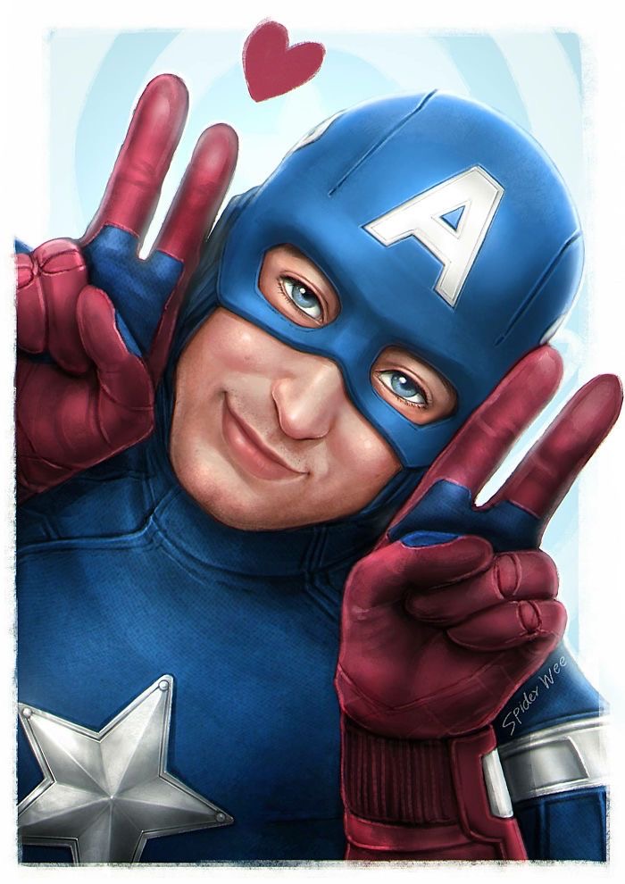 Красивые арты со мстителями. Милашки мстители💕💖, фото 7 Красивые арты со мстителями. Милашки мстители💕💖, фото 7